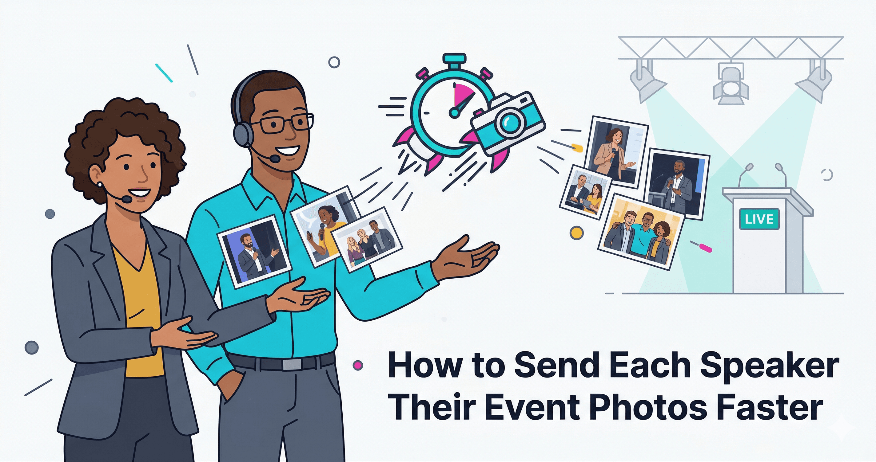 How to easily tag speaker photos using AI facial recognition