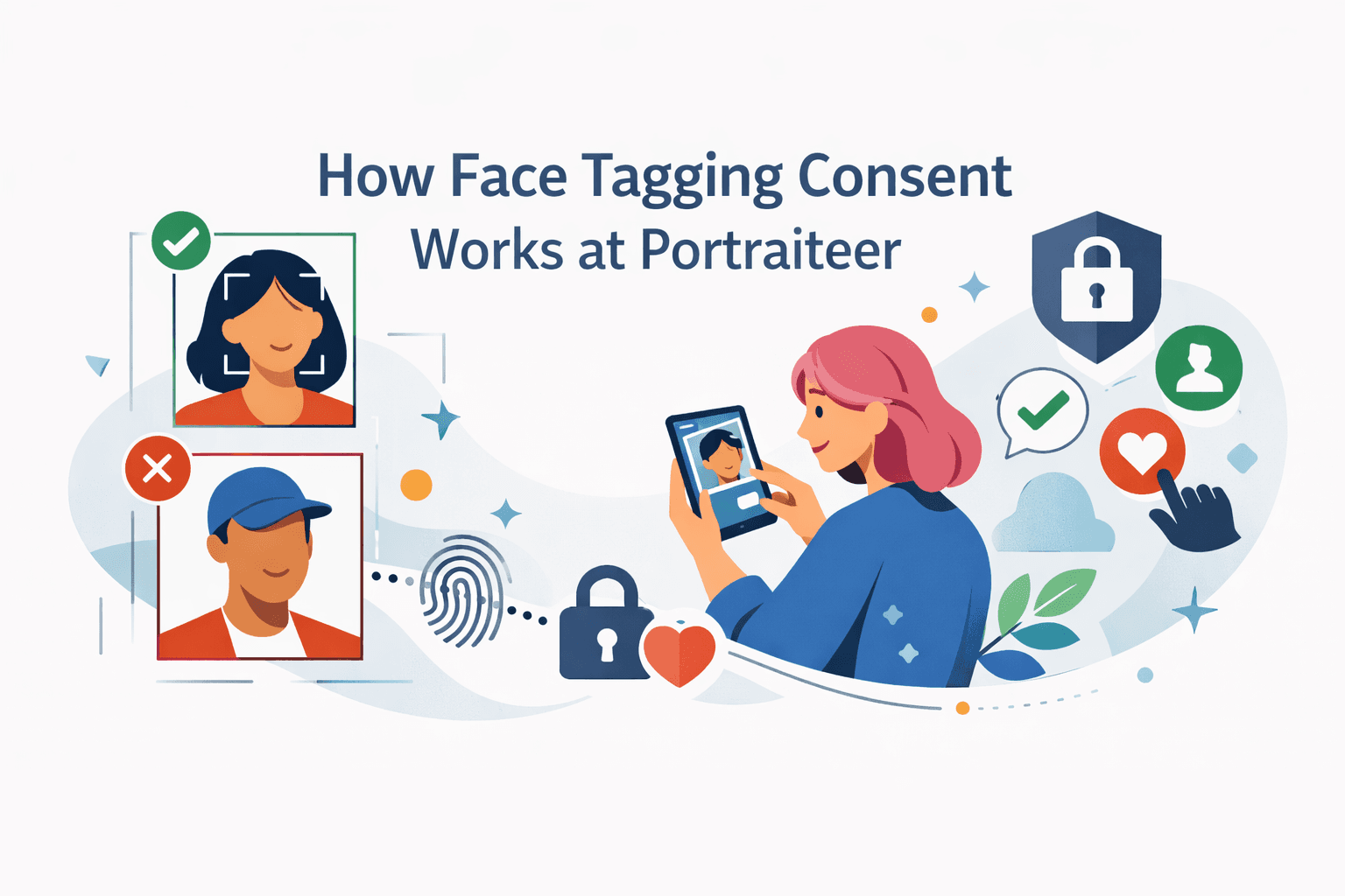 How Face Tagging Consent works at Portraiteer